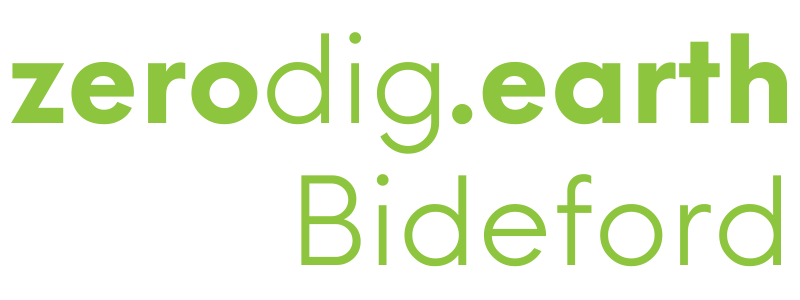 Zerodig Bideford green logo image